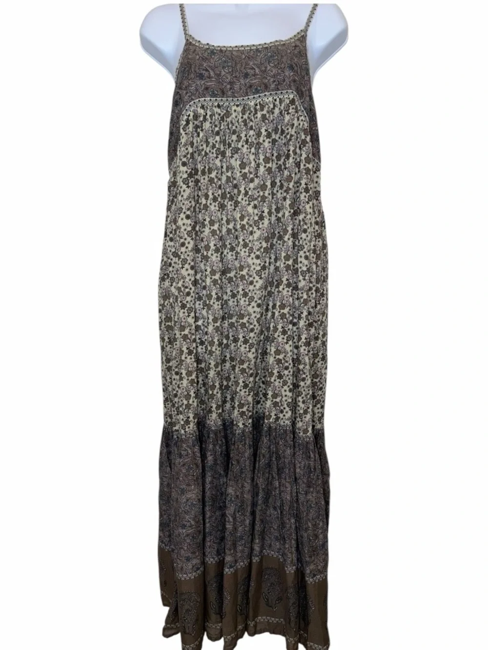 Natural Life Boho Floral Maxi Dress Size S - Picture 2 of 7